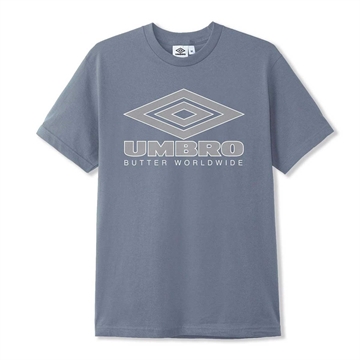 Butter Goods x Umbro T-shirt Diamond Logo Washed Slate